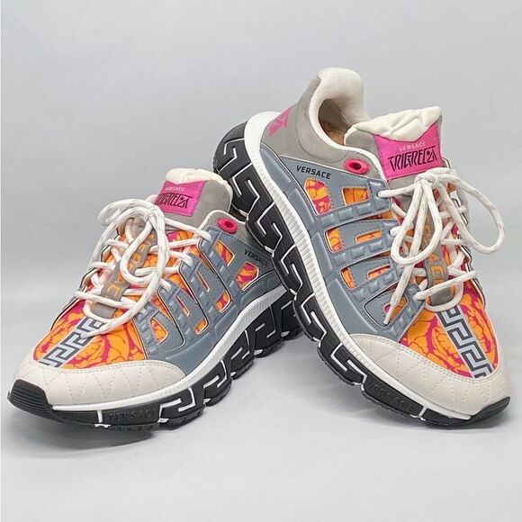 Versace Barocco Trigreca Sneakers size 40/US size 7 - Picture 8 of 16